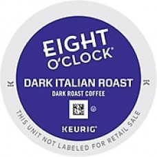 Eight O'Clock® Italian Roast Coffee, Keurig® K-Cup® Pods, Dark Roast, 24/Box (6408)