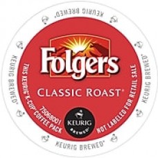 Folgers® Classic Roast Coffee, Keurig® K-Cup® Pods, Medium Roast, 24/Box (6685)