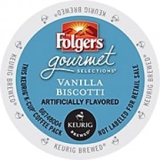 Folgers® Vanilla Biscotti Coffee, Keurig® K-Cup® Pods, Medium Roast, 24/Box (6661)