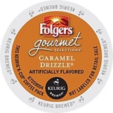 Folgers® Gourmet Selections Caramel Drizzle Coffee, Keurig® K-Cup® Pods, Medium Roast, 24/Box (6680)