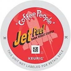 Coffee People® Jet Fuel Dark Roast Coffee K-Cups®, Jet Fuel, 0.4 oz, 96/Carton (DIE-60052103)