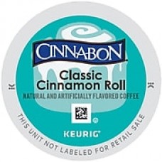 Cinnabon® Classic Cinnamon Roll Coffee, Keurig® K-Cup® Pods, Light Roast, 24/Box (6305)