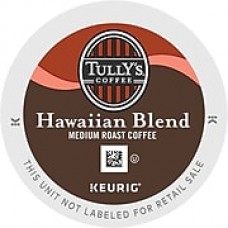 Tully's® Hawaiian Blend Coffee, Keurig® K-Cup® Pods, Medium Roast, 24/Box (6606)