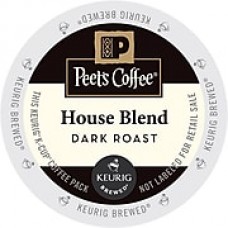 Peet's Coffee® House Blend Coffee, Keurig® K-Cup® Pods, Dark Roast, 22/Box (6546)