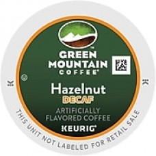 Green Mountain Coffee Roasters® Hazelnut Decaf Coffee K-Cups®, Hazelnut Decaf, 96/Carton (7792)