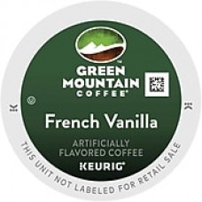 Green Mountain® French Vanilla Coffee, Keurig® K-Cup® Pods, Light Roast, 24/Box (6732)