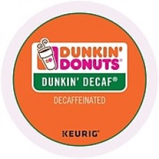 Dunkin' Donuts® Decaf Coffee, Keurig® K-Cup® Pods, Medium Roast, Decaffeinated, 24/Box (400846)