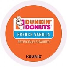 Dunkin' Donuts® French Vanilla Coffee, Keurig® K-Cup® Pods, Medium Roast, 24/Box (400847)