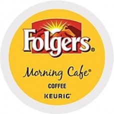 Folgers® Morning Café Coffee, Keurig® K-Cup® Pods, Light Roast, 24/Box (20448)