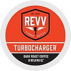 Revv® Turbocharger Coffee, Keurig® K-Cup® Pods, Dark Roast, 24/Box (6728)