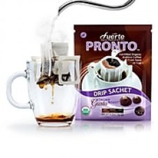 FUERTE® Pronto® Gusto™ Drip Bag Organic Arabica Coffee, Italian Roast, Pack of 36 (PGI-81B)