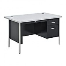 Sandusky SQ4830BGN Teacher's Desk, Black/Gray Nebula