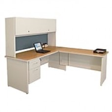 Marvel® Pronto® 72" x 78" Laminate Desk W/Return; Slate