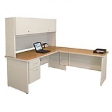 Marvel® Pronto® 72" x 78" Laminate Desk W/Return; Chalk