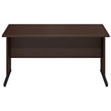 Bush Business Westfield Elite 60W x 30D C-Leg Desk, Mocha Cherry, Installed