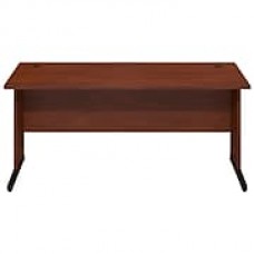 Bush Business Furniture Westfield Elite 66W x 30D C Leg Desk, Hansen Cherry, Installed (WC24567FA)