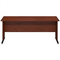 Bush Business Furniture Westfield Elite 72W x 24D C Leg Desk, Hansen Cherry, Installed (WC24573FA)