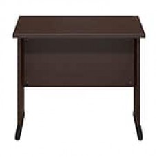 Bush Business Westfield Elite 36W x 24D C-Leg Desk, Mocha Cherry, Installed