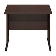 Bush Business Westfield Elite 36W x 30D C-Leg Desk, Mocha Cherry, Installed