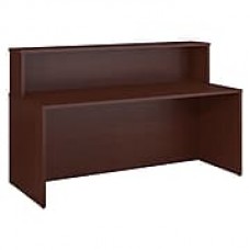 Bush Business Furniture Emerge 72W Reception Desk, Harvest Cherry (300S074CS)