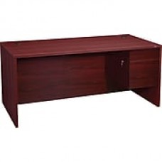 HON 10500 Series Right Pedestal Desk, 1 Box/1 File Drawer, 66"W, Mahogany Finish  