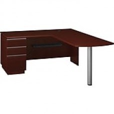 Bush Business Furniture Milano2 66W Right Peninsula Desk, Harvest Cherry (50DLR66CSK)