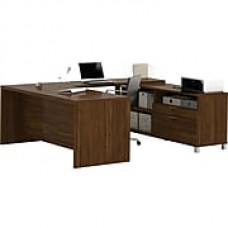 Pro-Linea U-Desk in Oak Barrel