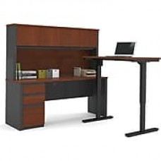 bestar Standard Sit & Stand Desk, Brown (99886-39)