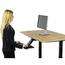 Uncaged Ergonomics KT2 Ergonomic Sit Stand Keyboard Tray Black (KT2)