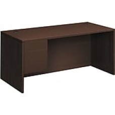 HON 10500 Series Left Pedestal Desk, 1 Box/1 File Drawer, 66"W, Mocha Finish  NEXTExpress