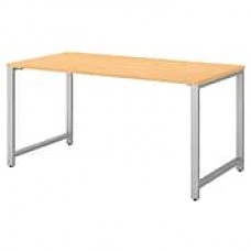 Bush Business Furniture 400 Series 60"W x 30"D Table Desk, Natural Maple (400S144AC)