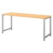 Bush Business Furniture 400 Series 72W x 24D Table Desk, Natural Maple (400S148AC)