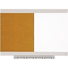 Quartet® Envi™ Combination Board, 23" x 17", Magnetic Dry-Erase/Cork, Aluminum Frame (79241)