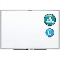 Quartet® Classic Magnetic Whiteboard, Silver Aluminum Frame, 4'W x 3'H (SM534)