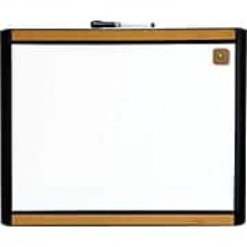 U Brands Pin-It Magnetic Dry Erase Board 20 x 16 Black Frame