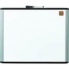 U Brands MOD, 20" x 16", Magnetic Dry Erase Board with Black and Grey Frame (381U00-01)