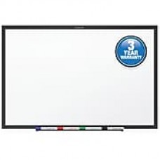 Quartet® Classic Whiteboard, Black Aluminum Frame, 3'W x 2'H(S533B)