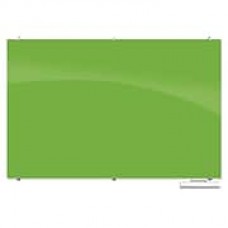 Best-Rite Visionary Colors Magnetic Glass Dry Erase Whiteboard 47.24" x 70.87" Green (83845-Green)