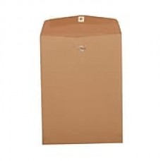 JAM Paper® 9 x 12 Open End Catalog Envelopes with Clasp Closure, Brown Kraft Paper Bag Recycled, 100/pack (563120849B)