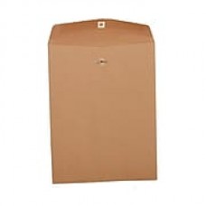 JAM Paper® 10 x 13 Open End Catalog Envelopes with Clasp Closure, Brown Kraft Paper Bag Recycled, 100/pack (563120854B)