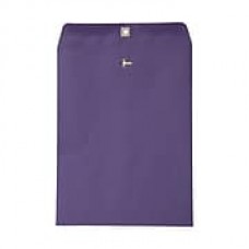 JAM Paper® 10 x 13 Open End Catalog Envelopes with Clasp Closure, Brite Hue Violet Purple Recycled, 100/pack (V0128182)