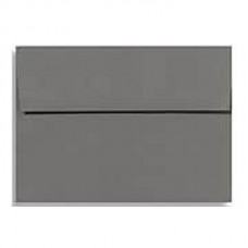 LUX® 70lbs. 5 3/4" x 8 3/4" A9 Invitation Envelopes W/Glue, Smoke Gray, 250/BX