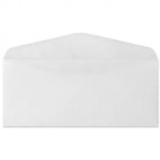 LUX® 24lbs. 3 7/8" x 8 7/8" Regular Envelopes W/Glue, White, 250/BX