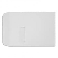 LUX 9" x 12" Open End Window Envelopes, White Linen, 250/Pack