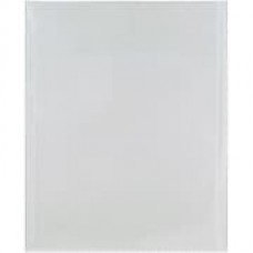 JAM Paper® Plastic Envelopes with Tuck Flap Closure, Open End, 11 x 14, Clear Poly, 12/Pack (1541749)