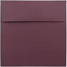 JAM Paper® 8.5 x 8.5 Square Envelopes, Burgundy, 1000/carton (36395841B)