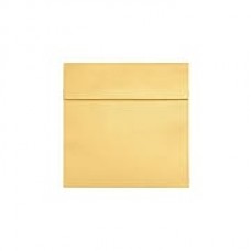 LUX® 8" x 8" Square Envelopes, Gold Metallic, 50 Envelopes (8565-07-50)