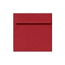 LUX® Square Envelopes with Peel and Press, 7" x 7", Ruby Red, 1,000 Envelopes (LUX-8545-18-1M)