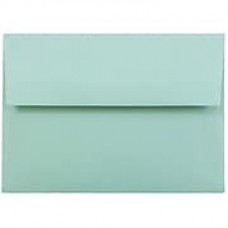 JAM Paper® 4bar A1 Envelopes, 3 5/8 x 5 1/8, Aqua Blue, 1000/carton (5157439B)