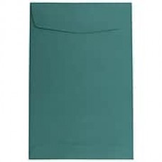 JAM Paper® 6 x 9 Open End Envelopes, Teal Blue, 1000/carton (31287525B)